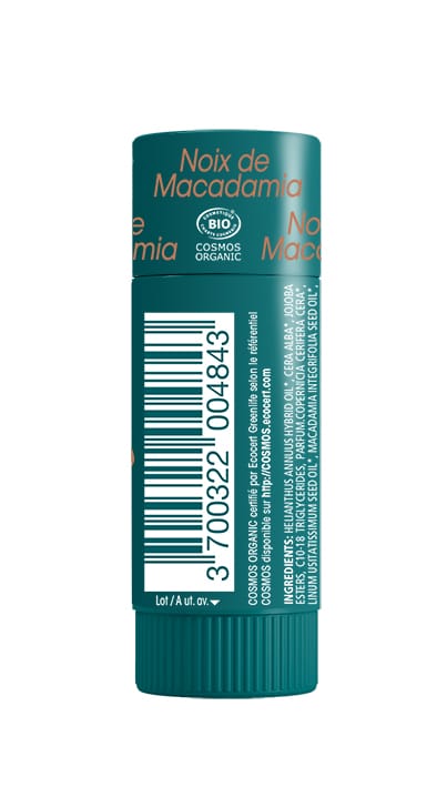 Stick Lèvres Noix de Macadamia certifié BIO 360 view