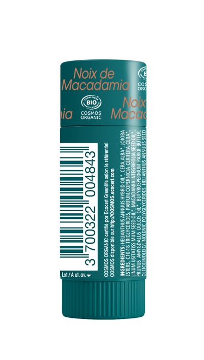 Stick Lèvres Noix de Macadamia certifié BIO 360 view