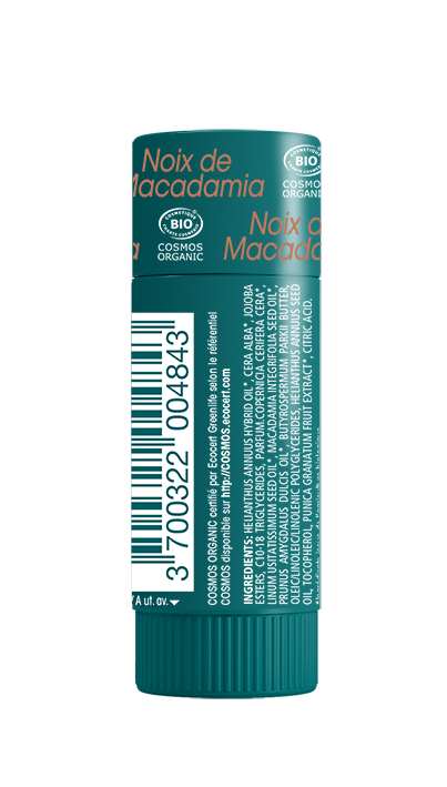 Stick Lèvres Noix de Macadamia certifié BIO 360 view