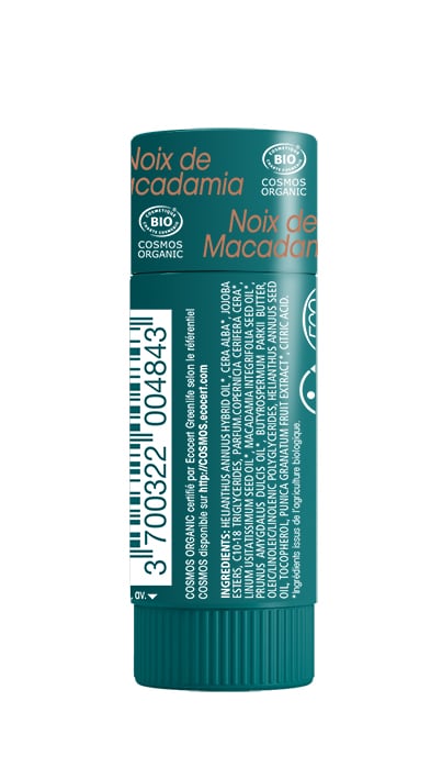 Stick Lèvres Noix de Macadamia certifié BIO 360 view