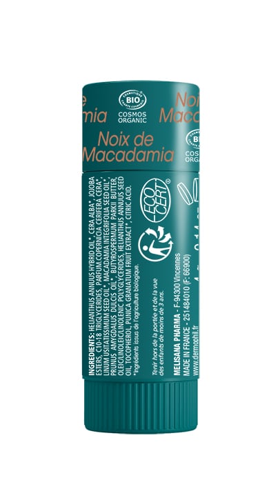 Stick Lèvres Noix de Macadamia certifié BIO 360 view